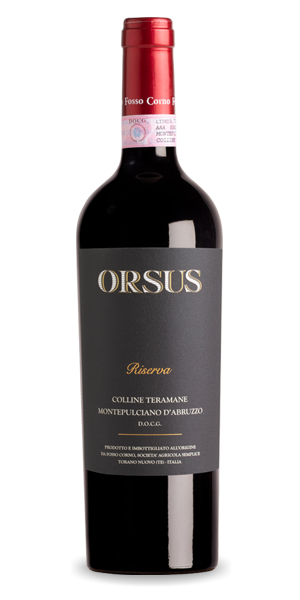 Montepulciano d'Abruzzo RISERVA "ORSUS" - Aktionspreis Wein des Monats