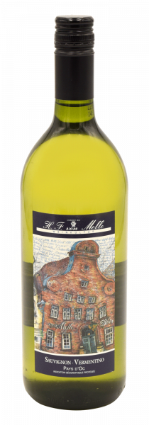 "von-Melle" Sauvignon Blanc Pays d Oc IGP, 1,0 Liter